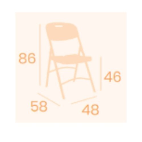 Silla de catering plegable Ref.: 1128B 2