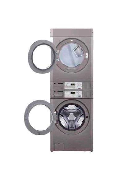 Columna de lavadora y secadora eléctrica Titán | Carga 15 kg frontal Columna de lavadora y secadora eléctrica Titán | Carga 15 kg frontal