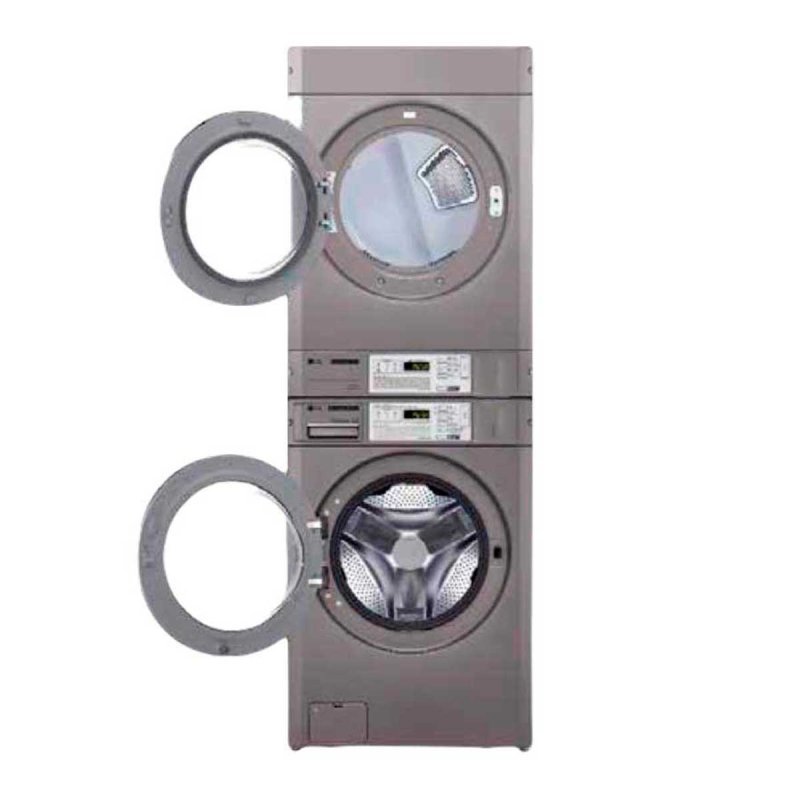 Columna de lavadora y secadora eléctrica Titán | Carga 15 kg frontal Columna de lavadora y secadora eléctrica Titán | Carga 15 kg frontal