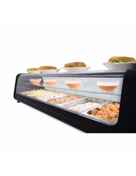 Vitrina refrigerada para tapas 6VTG VISION DOBLE derecha