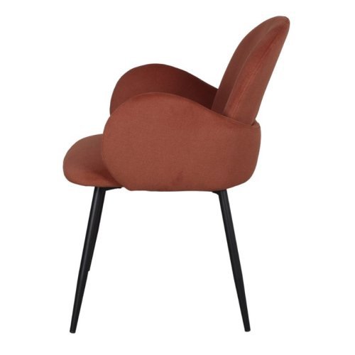 Silla tapizada Scorpio | 61 x 62 x 83 cm VISTA PERFIL