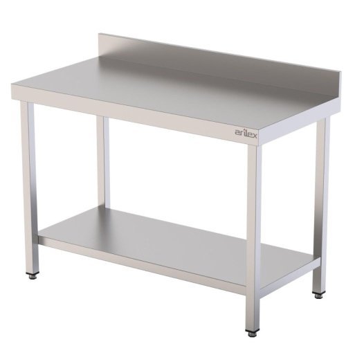 Arilex mesa mural de acero inoxidable | 200 x 60 cm | Ref: 20060MM