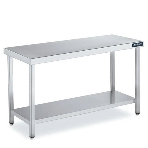 Mesa central 1 estante Distform de acero inoxidable FC190090