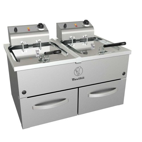 Freidora de aceite FAP 12+12 Movilfrit