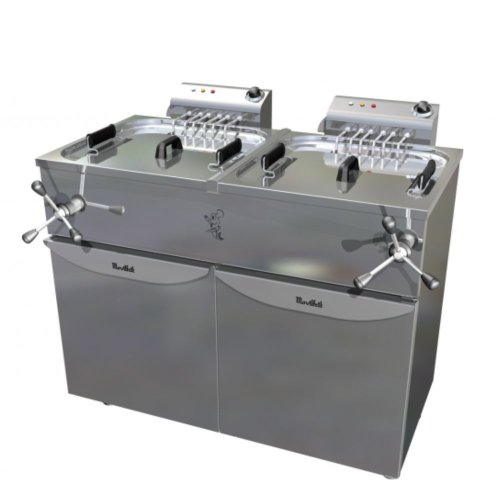 Freidora de aceite FAH 17+17 Movilfrit
