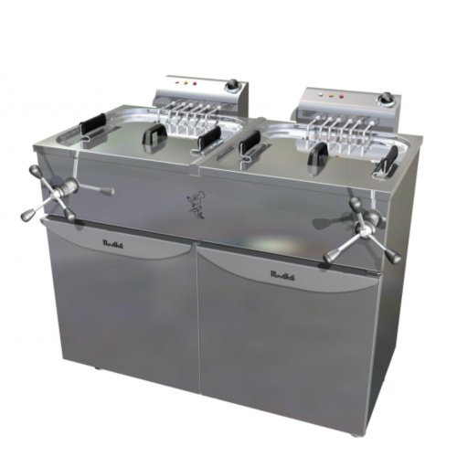 Freidora de aceite FAH 25+25 Movilfrit cabezal elevable