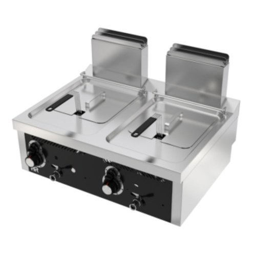 Freidora de aceite a gas FDG8L8L600S Fainca Serie 600