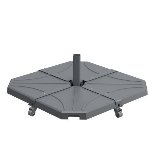 Base de parasol negra KIT CROSS RIO | 110 kg