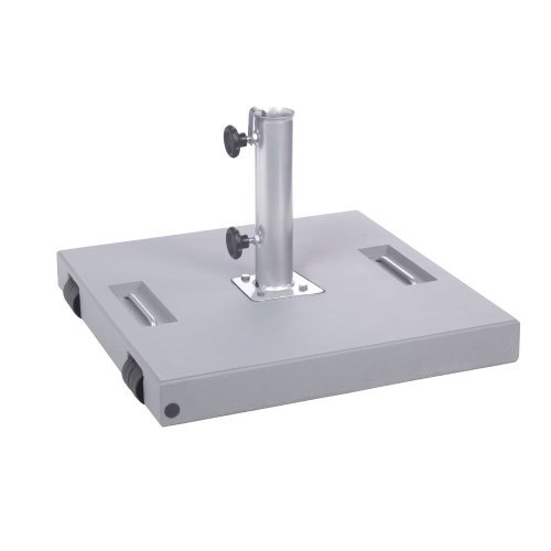 Base de parasol CUBE gris 50 kg | Ø57 mm