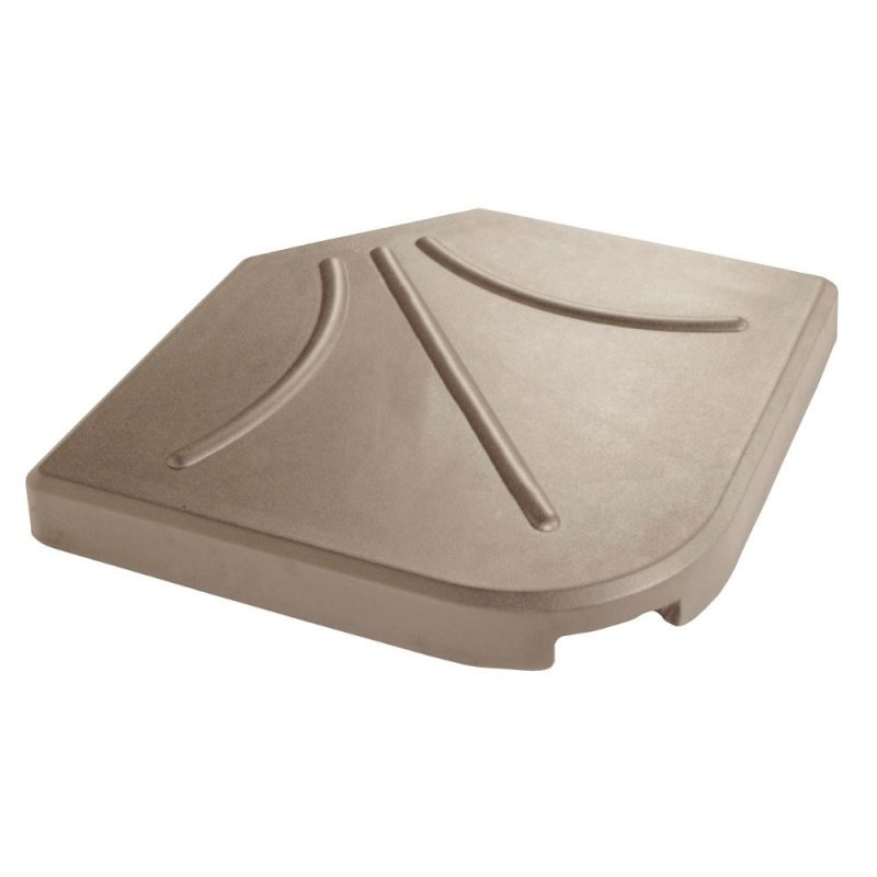 Peso de 25 kg base para parasol SLAB taupe