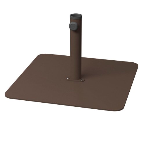 Base de acero cuadrada para parasol 18 kg óxido LOOP