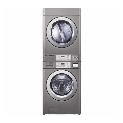 Torre de lavadora y secadora eléctrica autoservicio LG Giant | 11 kg