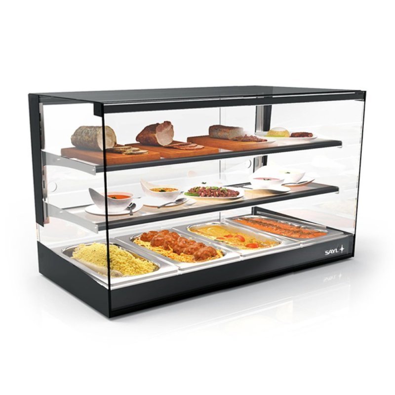 Vitrina de tapas CLO24B-2 Logic Triple Baño María