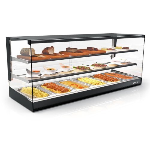 Vitrina de tapas CLO26B-2 Logic Triple Baño María