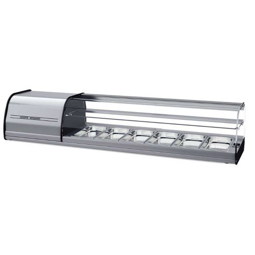 Vitrina de tapas VET 4 DP Infrico | Sistema refrigerado | 1268 x 412 x 330 mm