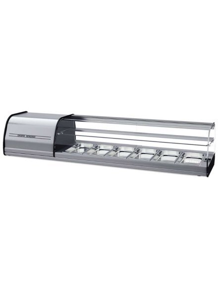 Vitrina de tapas VET 4 DP Infrico | Sistema refrigerado | 1268 x 412 x 330 mm