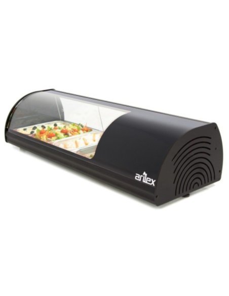 Vitrina refrigerada de tapas Arilex 4VTG-NE diagonal