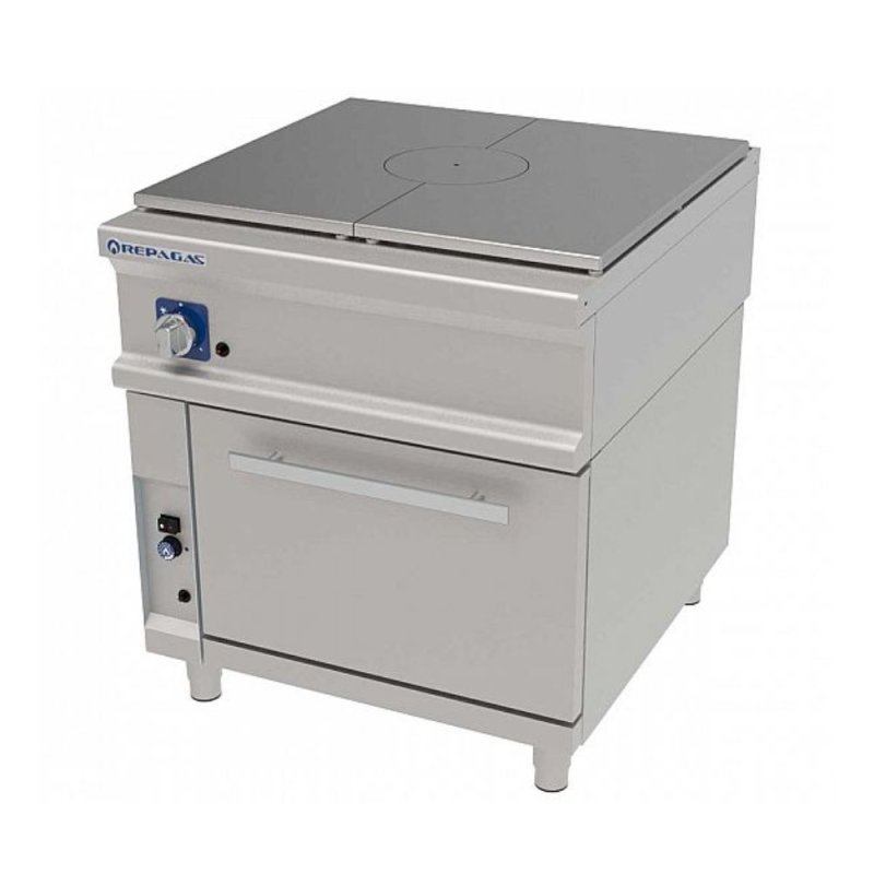 Cocina a gas CG-911/R POW Repagas | 1 quemador placa radiante y horno | 800 x 900 x 900 mm