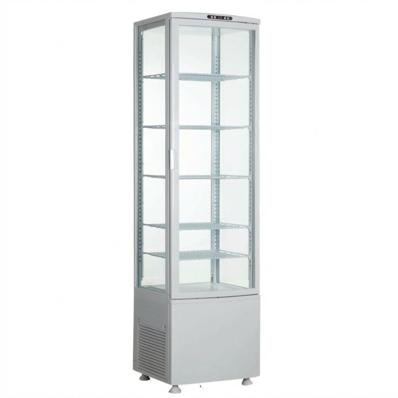 Vitrina expositora refrigerada 5 estantes Savemah VCCB-280L | Capacidad 280 litros