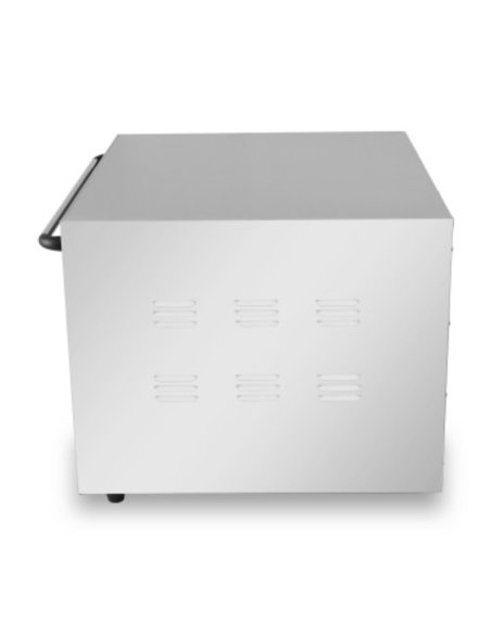 Horno eléctrico de convección vapor y grill CO-8F Pekin vista lateral