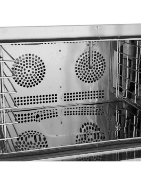 Horno eléctrico de convección vapor y grill CO-8F Pekin interior