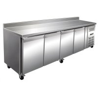 Mesa refrigerada SNACK4200BT | 4 puertas | Capacidad 511 litros | 2230 x 600 x 960 mm
