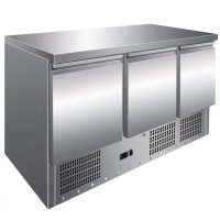 Mesa refrigerada S903TOP | 3 puertas | Capacidad 400 litros | 1365 x 700 x 880 mm