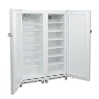 Armario refrigerado y congelador KITCF350PRO | 2 puertas | Capacidad 333 + 255 litros | 1220 x 650 x 1820 mm