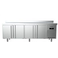 Mesa congelada Infrico BMPP2500BT | Capacidad 510 litros | 4 puertas | 2452 x 600 x 850 mm