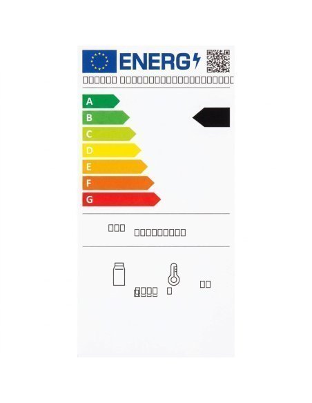 Expositor refrigerado ETB-90 S1 Edenox | 2 puertas de cristal | Capacidad 151 litros | 900 x 535 x 870 mm. Datos