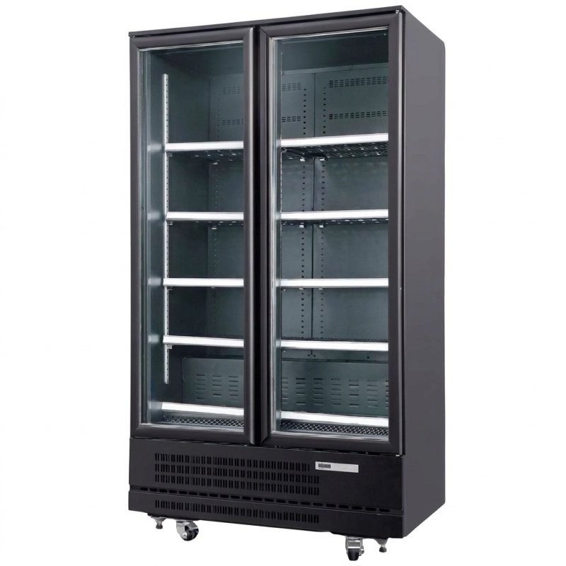 Armario expositor refrigerado VESUR-902-C Edenox | 2 puertas de cristal | Capacidad 1020 litros | 1200 x 760 x 2000 mm
