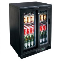Botellero refrigerado ETB-60 CC S1 Edenox | 2 puertas correderas | Capacidad 129 litros | 600 x 535 x 870 mm