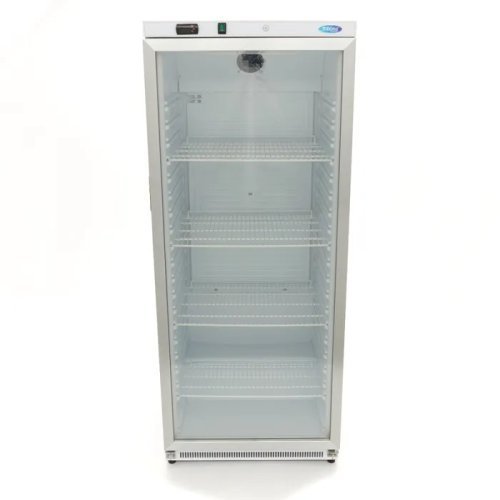 Frigorífico expositor 600 L blanco con puerta de cristal 09405030 | Capacidad neta 613 L | 780 x 700 x 1900 mm 2