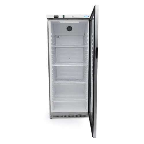 Frigorífico expositor 600 L acero inoxidable con puerta de cristal 09405034 | Capacidad neta 613 L | 780 x 700 x 1900 mm 2