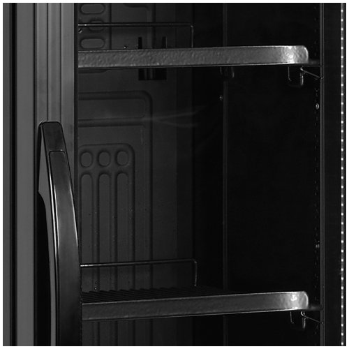 Expositor de bebidas estrecho negro Tefcold FS176H Black 2