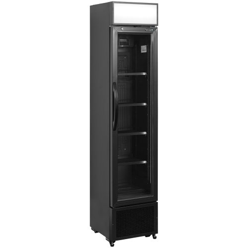 Expositor de bebidas con marquesina Tefcold FSC175H Black