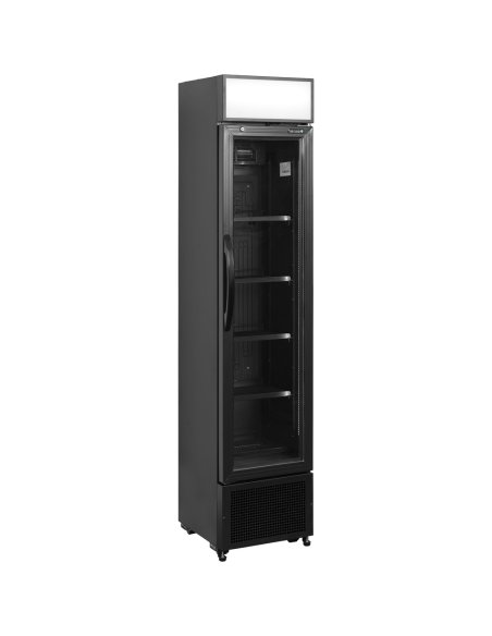 Expositor de bebidas con marquesina Tefcold FSC175H Black