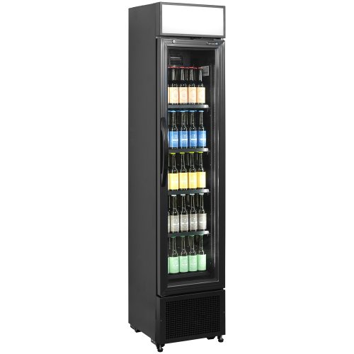 Expositor de bebidas con marquesina Tefcold FSC175H Black 2