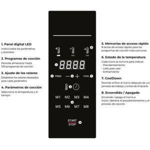 control horno mychef Quick 1